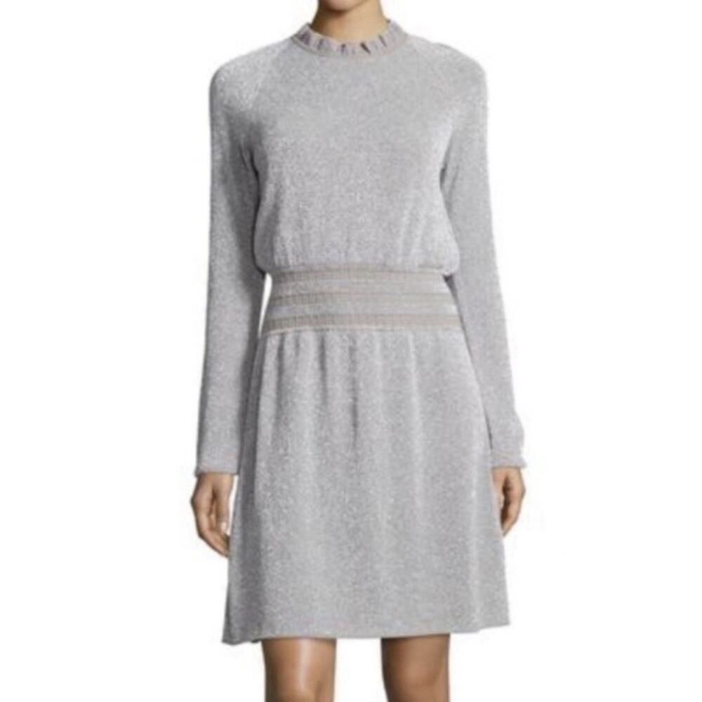 Tory Burch Gray Mini Dress